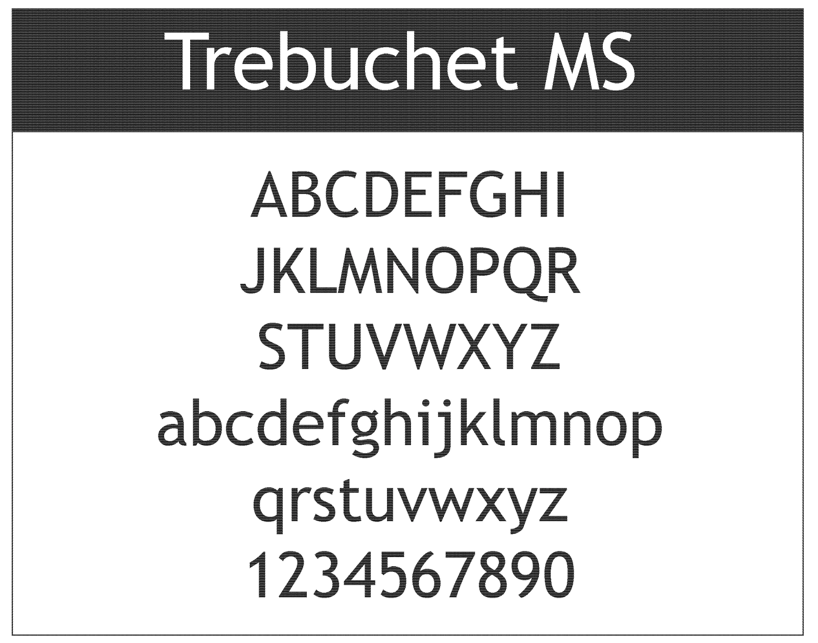 Trebuchet MS